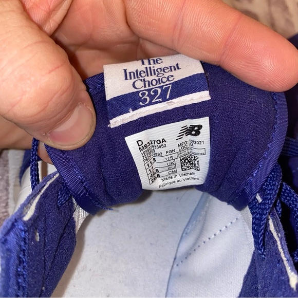 New Balance Men's MS327GA Victory Blue White New Sneaker Size 11.5 NWT - Picture 7 of 13